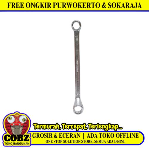 16 MM x 17 MM / TM Kunci Ring 2 Sisi Double Ring Offset Wrench