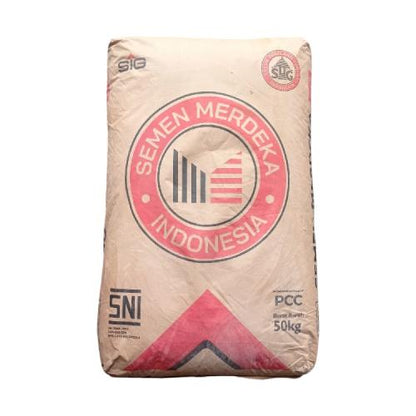 50 KG / MERDEKA PCC Semen Abu Abu SNI Sak