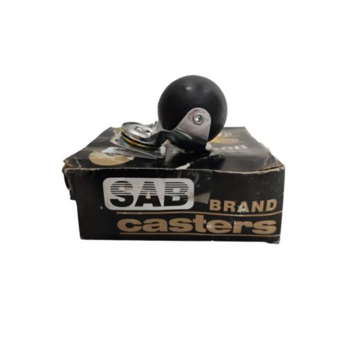 2 IN / SAB TG-50B TURBO  Roda Hidup Trolly Bulat Plat 50 MM Karet Hitam 4 Pcs Dus