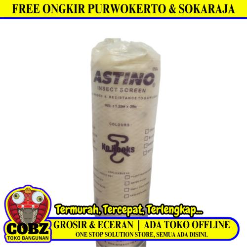 3 MM x 3 MM x 120 CM x 25 M / ASTINO Strimin Nyamuk Parabola PVC Cream Roll