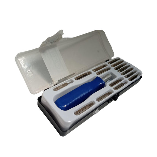 JACKLY Obeng Reparasi Jam HP Komputer Kacamata 15 Pcs Set