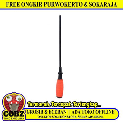 8 IN / FEI BAO Obeng Screwdriver One Way Plus Gagang Karet