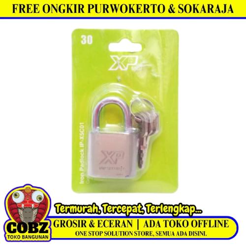 30 MM / XP Gembok Pintu Pagar Padlock Anti Maling Leher Pendek