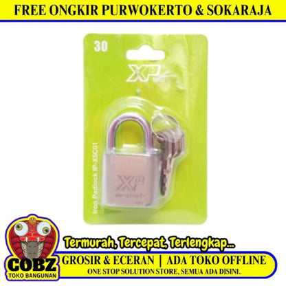 30 MM / XP Gembok Pintu Pagar Padlock Anti Maling Leher Pendek