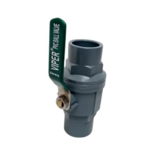 3/4 IN / VIPER Stop Kran Polos Ball Valve Engkol Plastik PVC