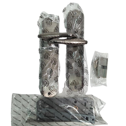 THS 912 SN/BN Handle Door Lock Tarikan Handle Kunci Pintu Besar Set
