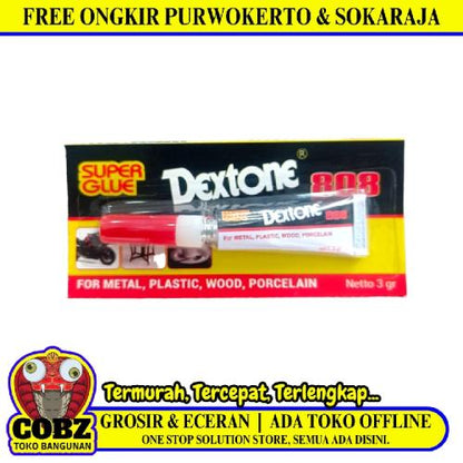 3 ML / DEXTONE 808 Lem Korea Alteco Instant Power Glue Serbaguna Botol