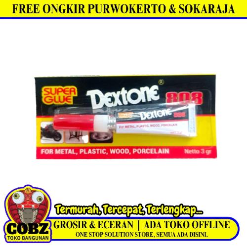 3 ML / DEXTONE 808 Lem Korea Alteco Instant Power Glue Serbaguna Botol