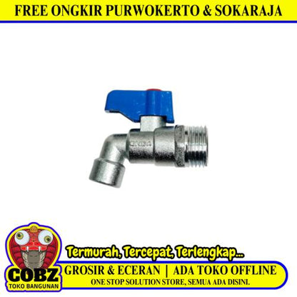 1/2 IN / ONDA BM FODSANZN01 Kran Air Tembok Taman Bola Ball Valve Stainless