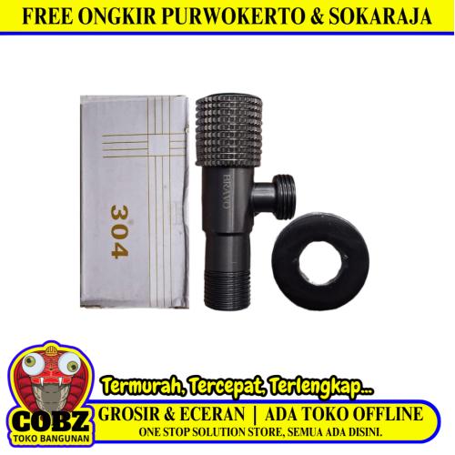 1/2 IN / BRAVO BULAT ABU A 5483 Stop Kran Air Shower Kloset Monoblok Stainless