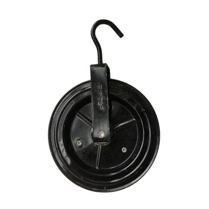 6 IN / COBZ Katrol Kerekan Timba Air Sumur Bangunan Besi Hitam