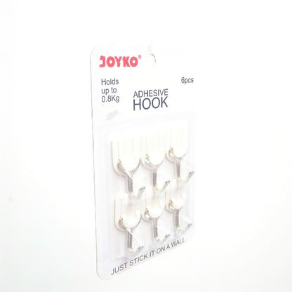 JOYKO ADHK-3010 Kapstok Cantel Gantungan Baju Dinding Mini PVC Set