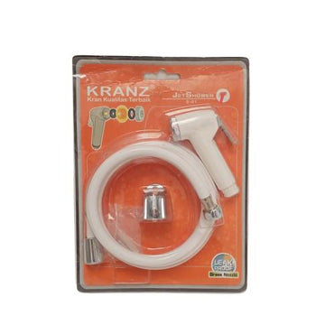 1/2 IN x 120 CM / KRANZ S-01 Jet Shower Cebok Toilet Plastik PVC Set