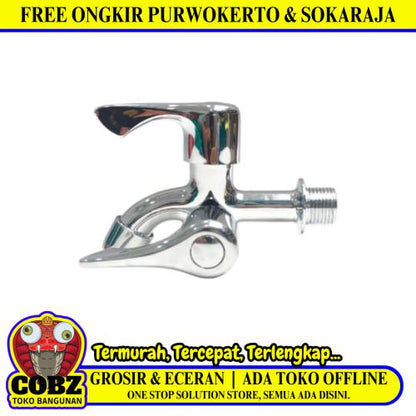 1/2 IN / HANDLE 6032 Kran Air Cabang Double Shower Mesin Cuci Stainless