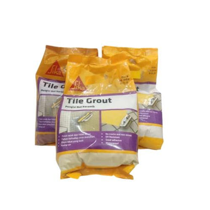 1 KG / SIKA TILE GROUT Semen Nat Pengisi Keramik Tile Grout Warna Muda