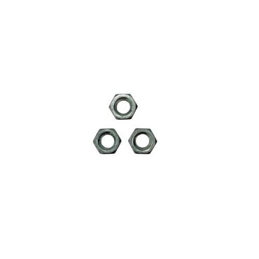 M 6 / TM Mur Nut Hexagon Galvanis Putih Biji