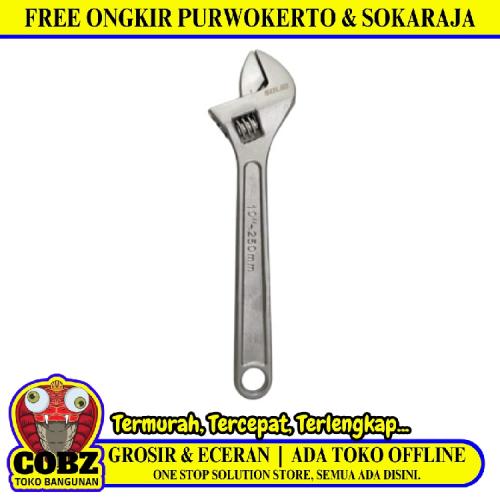 10 IN / SOLID Kunci Inggris Bago Multifungsi Adjustable Wrench
