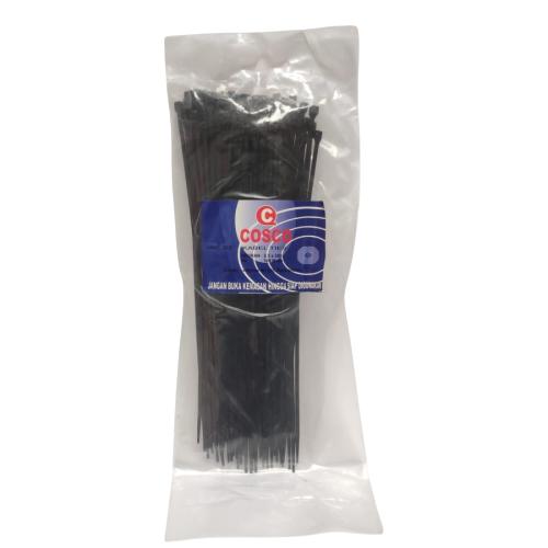 2.5 MM x 200 MM / COSCO Kabel Cable Ties Tali Ripet 20 CM Hitam Pack