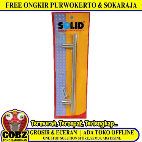 22 CM / SOLID P 634 Tarikan Pegangan Pull Handle Pintu SS Silver Set