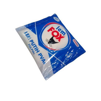 350 GR / FOX Lem Putih PVAc Untuk Kayu Kertas Campuran Plamir