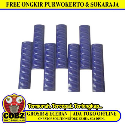 10 CM / NM Kuku Macan Bon Bon Lis Keramik Permukaan Biru Lembar