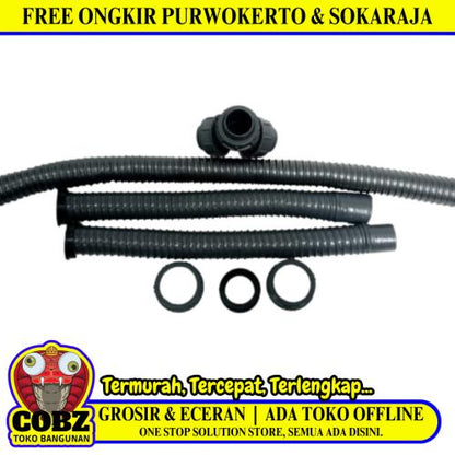 1 1/2 IN × 70 CM / CHETI Selang Pembuangan Afur Sink BCP Wastafel PVC