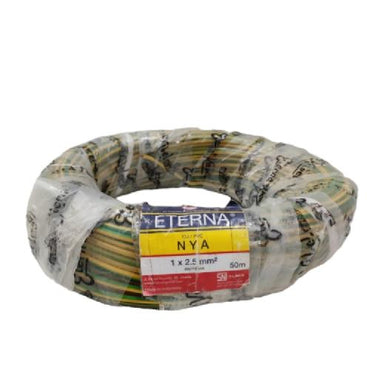 1 INTI x 2.5 MM / TM NYA Tunggal Kabel Tembaga SNI Kuning Per Meter