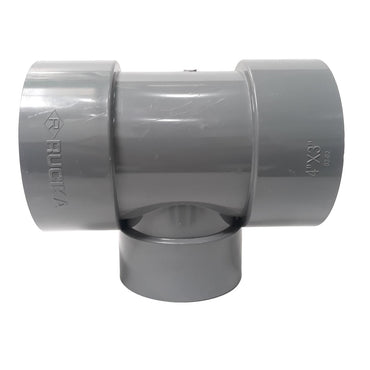 4 IN x 3 IN / RUCIKA AW  D-DT Tee Sambungan Fitting Pipa PVC