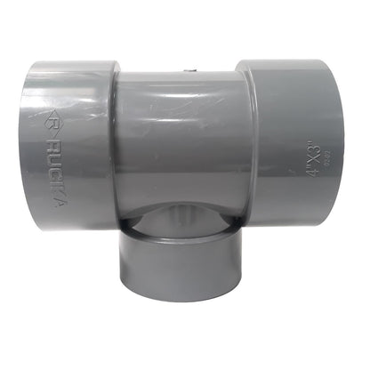 4 IN x 3 IN / RUCIKA AW  D-DT Tee Sambungan Fitting Pipa PVC