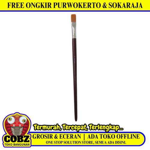 12 MM / JOYKO BR-4 Kuas Lukis Tembok Kayu Besi Air Acyrlic Paint Brush