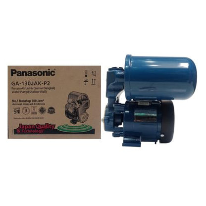 PANASONIC GA-130JAK-P2 Pompa Air Sumur Dangkal Semi Jet Pump Otomatis Set