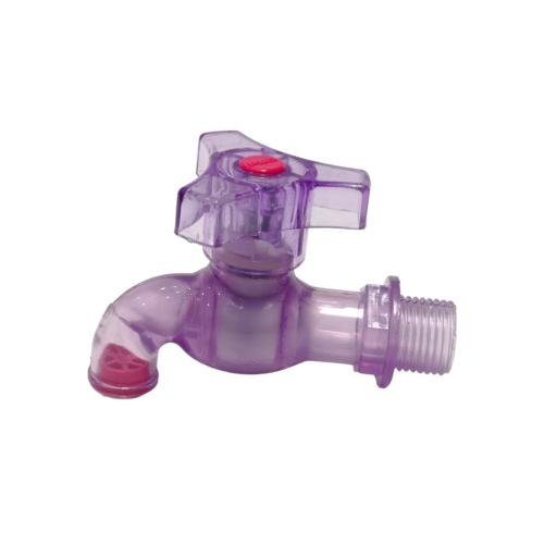 1/2 IN / EIFFEL Kran Air Tembok Taman Kamar Mandi Plastik Ungu PVC