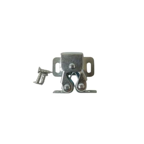 TM Klip Klok Kunci Pengait Jepit Lemari Laci Double Roler Catch Putih