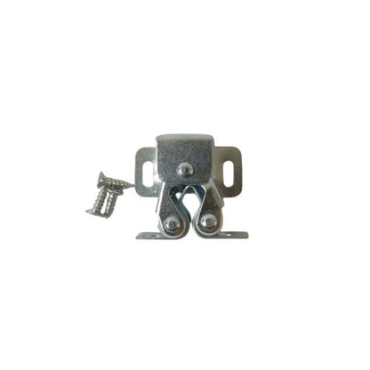 TM Klip Klok Kunci Pengait Jepit Lemari Laci Double Roler Catch Putih