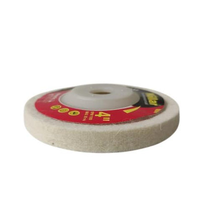 4 IN / MOLLAR  Wool Polish Polishing Sponge Poles Putih