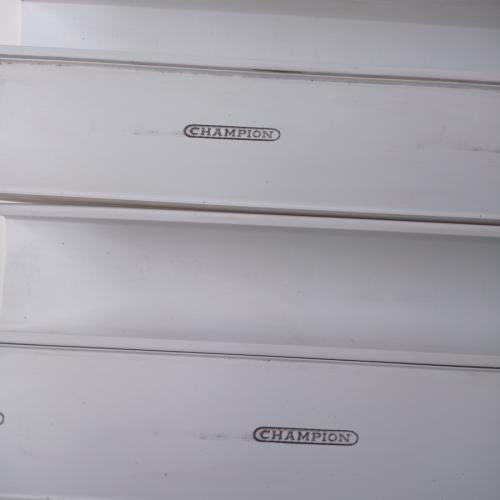 12 CM X 11 CM X 4 M / CHAMPION Talang Kotak Pipa Air Hujan Putih Batang