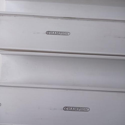 12 CM X 11 CM X 4 M / CHAMPION Talang Kotak Pipa Air Hujan Putih Batang