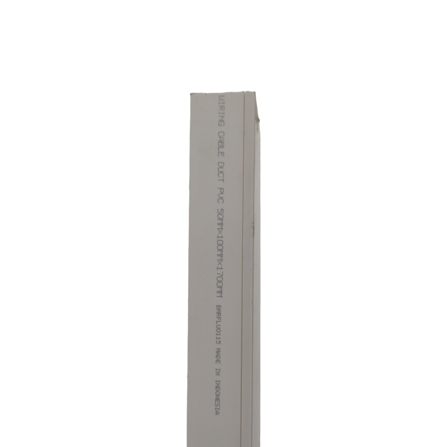 50 MM x 100 MM x 1700 MM / NISO Kabel Dak Ducting Trunking Protector Putih Batang