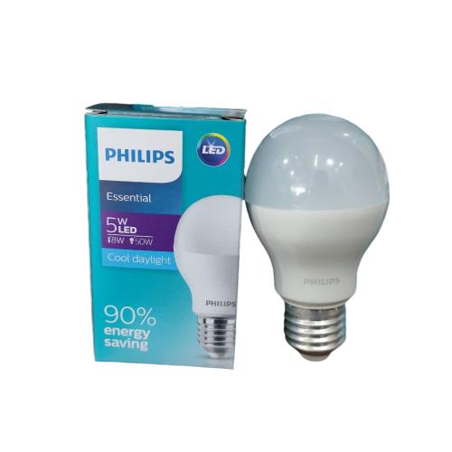 5 WATT / PHILIPS LED Lampu Bohlam Bulb Moto Putih