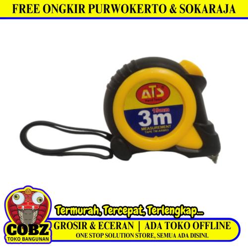 3 M / ATS Meteran Alat Ukur Tukang Bangunan Measuring Tape