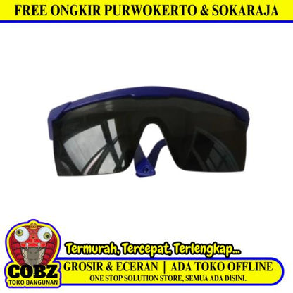 COBZ Kacamata Las Safety Pelindung Welding Glasses Grey Lensa