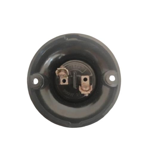 FELICE Fitting Tempat Lampu Plafon Atap Tempel Bulat Kecil Hitam