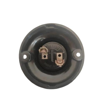 FELICE Fitting Tempat Lampu Plafon Atap Tempel Bulat Kecil Hitam