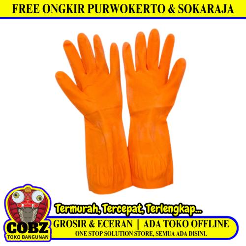 SIZE L / FREDER Sarung Tangan Latex Karet Rubber Safety Gloves Set