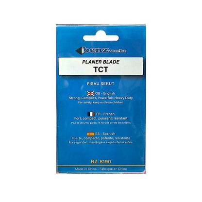 7 MM x 82 MM / BENZ WERKS BZ-8190 Mata Ketam Sugu Mesin Serut Kayu Planer Blade Set