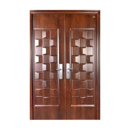 5 CM x 150 CM x 230 CM / FORTRESS PRIME 150.03 DOUBLE Pintu Kamar Mandi Baja Coklat Set