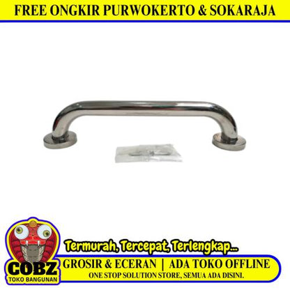 30 CM / COBZ Pegangan Kamar Mandi Bathub Grab Bar Stainless Chrome