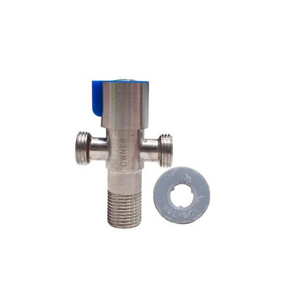 1/2 IN / SUS 304 OWNER Stop Kran Air Cabang Tee Shower Kloset Stainless