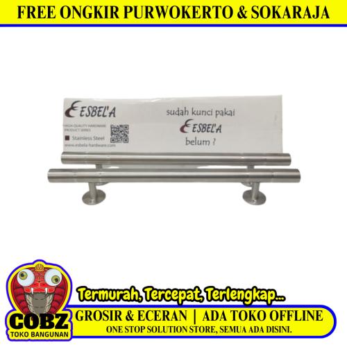 45 CM / ESBELA Tarikan Pegangan Pull Handle Pintu Stainless Silver Set