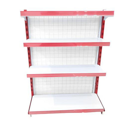 SB 35 CM x L 90 CM x 120 CM / TM DS Rak Minimarket Gondola Single Starting Merah Putih Set